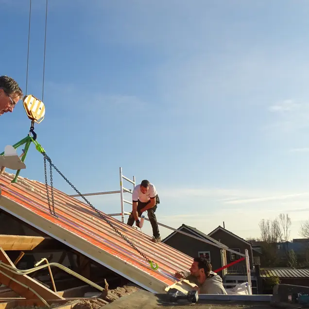 Jasper en Stephan aan het werk
