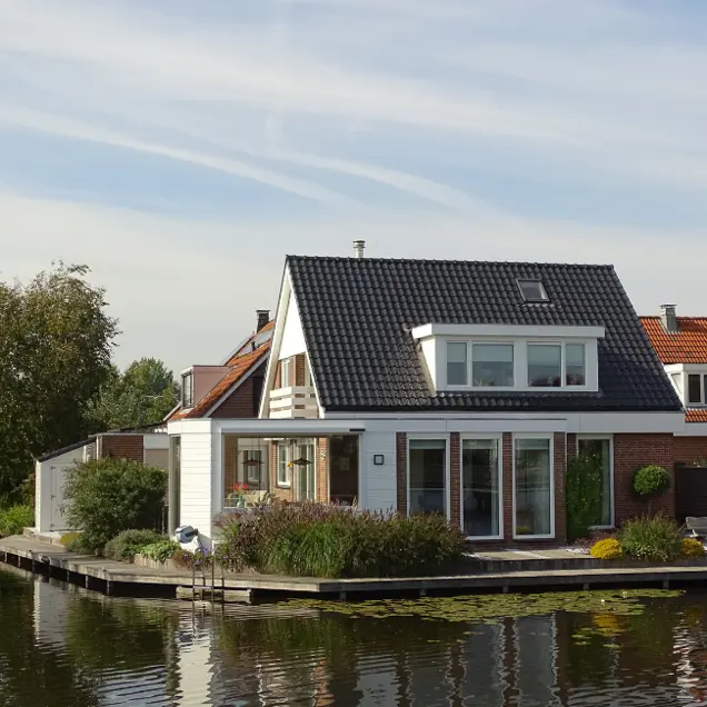 Woning met tuinkamer