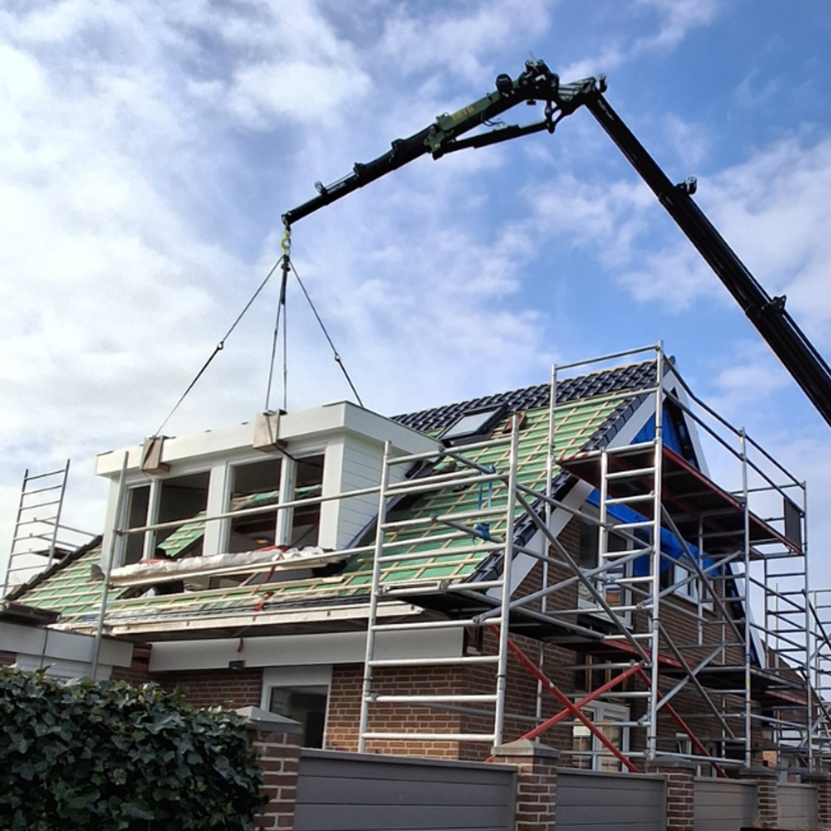 Gevelbekleding woning