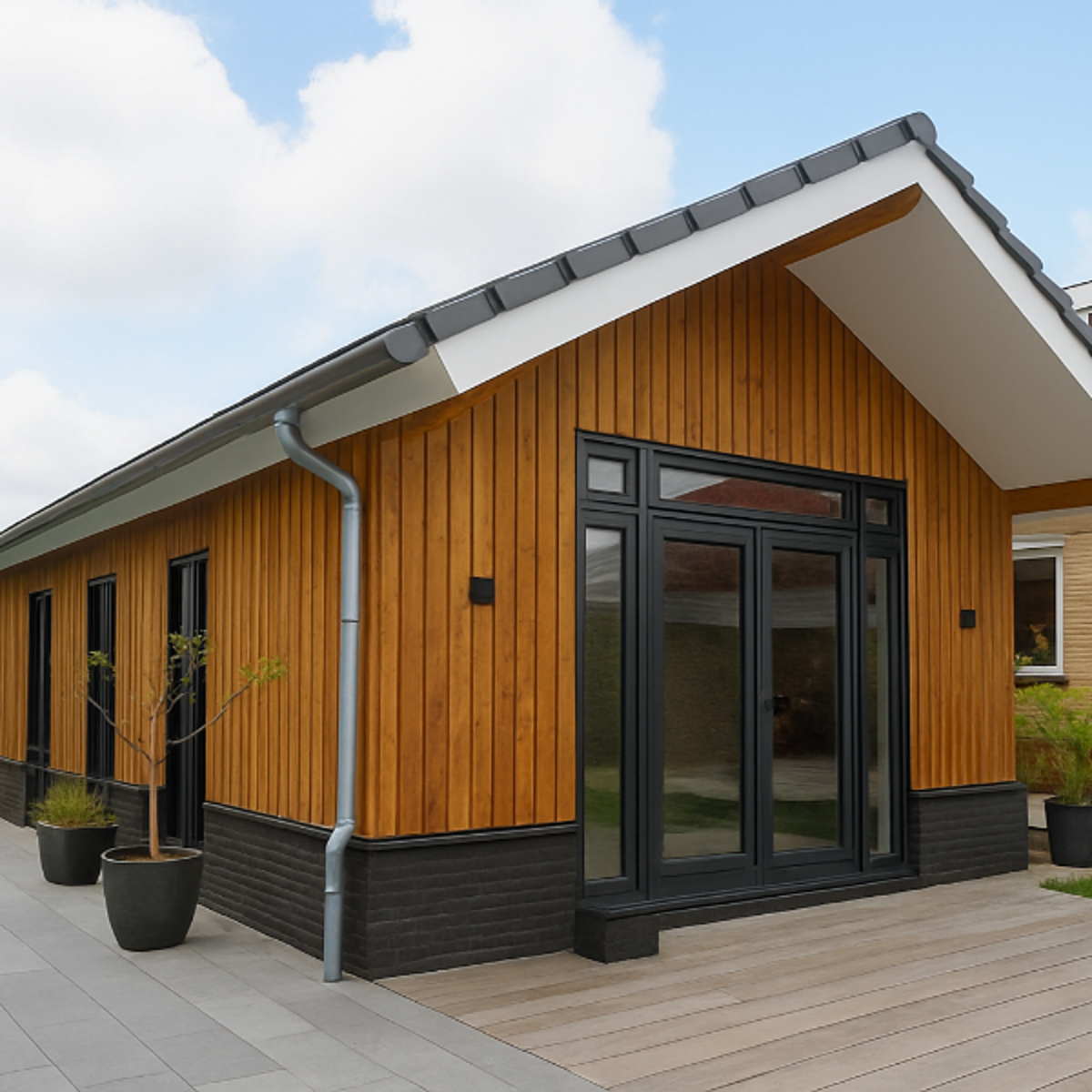 Aanbouw en gastenverblijf