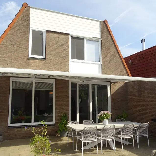 Buitenkant woningrenovatie